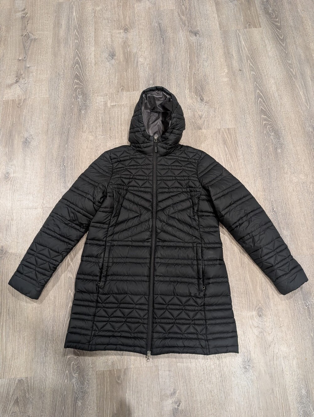 The North Face Womens Karokora 700 Fill Down Puffer Parka Jacket Black Size XL